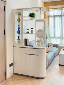 Living Room New Entry Partition Double Sided Screen Storage Cabinet