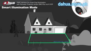 Dahua IP CCTV Camera 4MP/2MP Entry Smart Dual Light Fixed-focal Eyeball Camera With Audio Full Color Network Camera