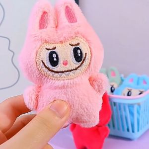 Voltstack Cute Labubu Rabbit Doll Plush Keychain Backpack Pendant Bubble Mart  Doll Gift Bag Pendant