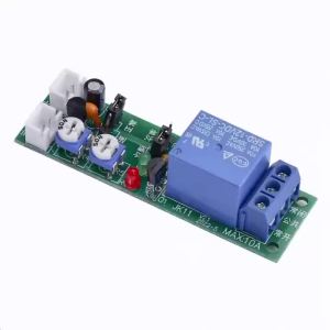 Aideepen | JK11 0-24H Cycle Dual-Adjustable Timer Delay On/Off Switch Relay DC 5V 12V 24V Timer Delay Relay Module Electronic Component