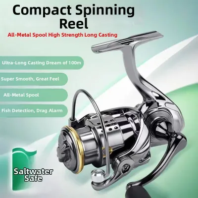 JUQINWANG | All Metal Spool Trolling Micro Distance Spinning Reel