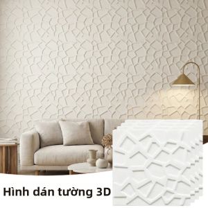 Phong Cách Hiện Đại 3D Lưới Dán Tường 35X35Cm Chống Thấm Nước Chống Bám Bẩn Tự Dính Giấy Dán Tường PVC Cho Gia Đình Phòng Ngủ Nhà Bếp Phòng Khách