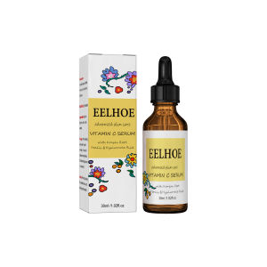 EELHOE Vitamin C Essence Desalination Fine Grain Moisturizing and Skin Sparkle Moisturizing Whitening Facial Serum Liquid Remove Dark Spot Improve Roughness Smooth Rejuvenation Moisturizing Whitening Glowing Skin Serum