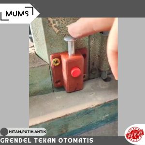 EAK - Grendel Tekan Grendel Otomatis Slot Pintu Otomatis Pencet Tekan Push Lock Pintu Gembok Pengunci