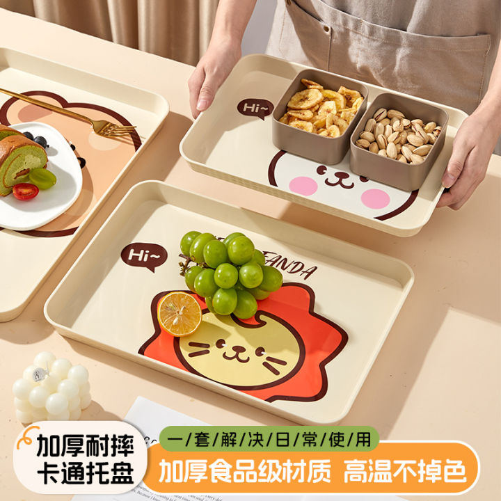 Khay Đựng Đồ Ăn Hình Chữ Nhật Bằng Nhựa Lớn Đựng Kẹo, Trái Cây, Cốc ...
