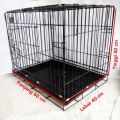 kandang kucing kelinci lipat ukuran 60×40×50. 