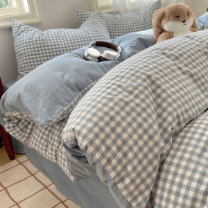 Kiss Dear | Minimalist Washed Cotton 100% Pure Cotton Bedding Set