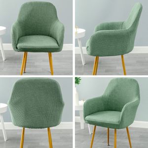 Butterfly Curved Chair Cover Stretch Spandex Ant Chair Covers Dining Chair Protector Stool Slipcover Makeup Chair Cover