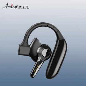 Aminy UFO6 Bluetooth Earphones Business Style Dual Mic Noise Reduction High Definition Call Long Battery Life Ear Hanging
