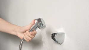 JOMOO Toilet Bidet Spray Set with 1.2M Stainless Steel Bidet Hose Holder High Pressure Water Saving Leak Proof Toilet Accessories