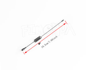 Metal Decorative Antenna for 1/10 RC Crawler TRX4 TRX6 Axial SCX10 90046 D90 D110 TF2 RGT 86100 Tamiya CC01 YIKONG RC4WD