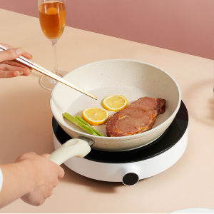 Non-Stick Frying Pan Wok Ceramics Omelet Pot Steak Skillet Pancake Home Induction Gas Stove Cooking Saucepan Kitchen Cookware