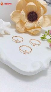 Cincin Emas Mas Asli Model Nasya J5 Ismoyo