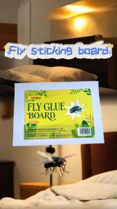 Airpurgy Fly Trap Sticky Board - Ultra-Strong Adhesive Captures Flies Instantly | Indoor & Outdoor Multi-Scene | 1 Bag
