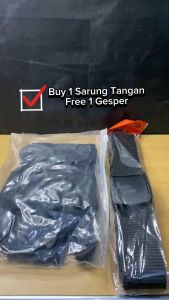 BUY 1 SARUNG TANGAN MOTOR HALF FINGER TACTICAL GET 1 IKAT PINGGANG PRIA KANVAS (GESPER WARNA RANDOM)