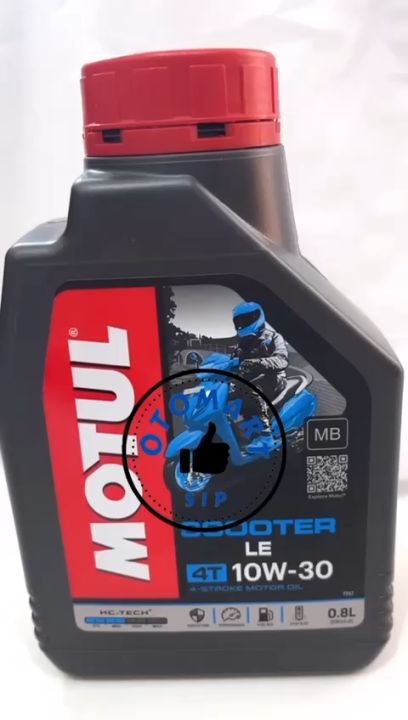 Oli motor matic MOTUL SCOOTER LE 10W30 0.8L 4T API SL JASO MB