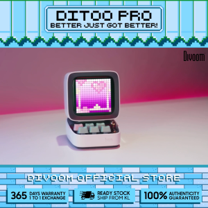 Divoom Ditoo Pro Global Version Pixel Art Bluetooth Speaker - Blue