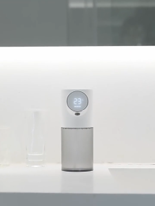 【SG】Auto Soap Dispenser 320ml USB Rechargeable Foaming Handwash Machine Infrared Induction Temp Display for Foam Soaps