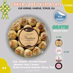 Stiker menu jualan/Stiker label produk jualan