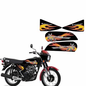 I NEW KAWASAKI 175 GAS TANK FULL SET STICKER  DECALS EMBLEM