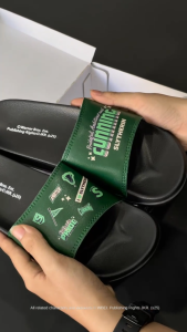 Thesilversky Slytherin Green Slides Sandal Harry Potter Official