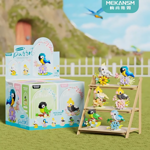 Mekansm Parrot Building Blocks Cute Bird Nano Bricks Blok Binaan Burung Nuri Kid Gift Decoration DIY