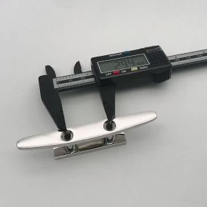 4 Inch Boat Mooring Cleat Stainless Boat Cleat Stainless Steel Boat Mooring Dock Deck Rope Cleat Marine Hollow Base Cleats
