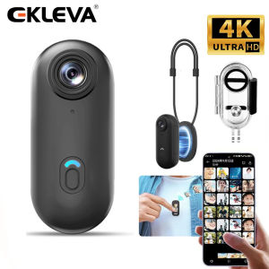 EKLEVA 4K Mini Action Camera HD 1080P WiFi Wireless Body Mount POV Holder Bodycam Vlogging Motorcycle Helmet Sports Video Cam