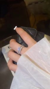 Cincin Couple Terbaru Free Box Gaya Korea Hadiah Pasangan Perhiasan Fashion