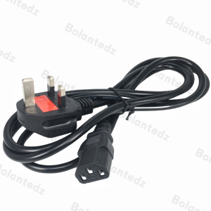 PC Power Extension Cord UK Plug IEC C5 C13 Power Supply Cable For Printer Radio Computer Sony PS4 Xbox Battery Charger Monitor
