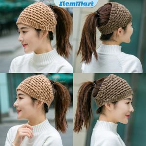 ItemMart Women Turban Warmer Hat Headbands Pineapple Crochet Head Wraps Scarf for Girls