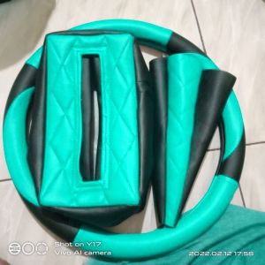 Cover Bungkus stir paket komplit Avanza / Senia / Sigra / Fortuner / Brio / Calya /Cover Sarung stir
