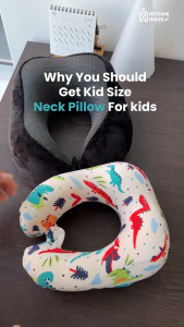 HITCHIE Kids Children Neck Pillow U Shape Travel Airplane Bantal Leher Tengkuk Kanak Kanak Budak Melancong 小孩旅行飞机颈枕