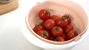 Baskom Saringan Buah & Sayur Anti Tumpah: Wadah Baskom Serbaguna