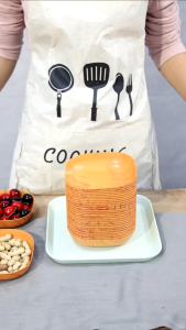 Kitchenware Plastic wooden design Square Plate Dessert Snack Tableware Dish Dinnerware