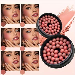 2 PCS Matte Face Blusher Natural Cheek Tint Soft Makeup Contouring Female Blush Powder Brightens Face Cosmetic