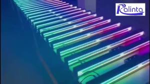 48+24 section strobe led bar light with running effect and fast flash dmx control with RDM function
