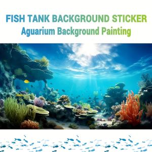 Cloud Coral Aquarium Background Painting Fish Tank Background Painting Fish Tank Landscaping Decoration Accessories