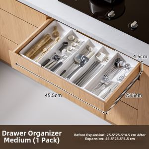 ASCOR | Adjustable Drawer Organizer Storage Box