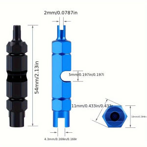 1pcs valve core removal tool  Presta Schrader valve extender tire repair wrench aluminum alloy Presta Valve core removal wrench