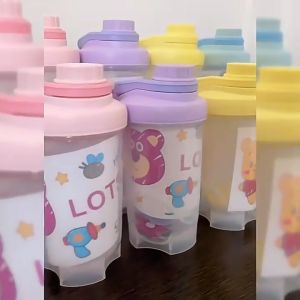 Bình Nước Tập Gym  Bình Lắc Thể Thao Có quai cầm tay Tiện Lợi 500ml