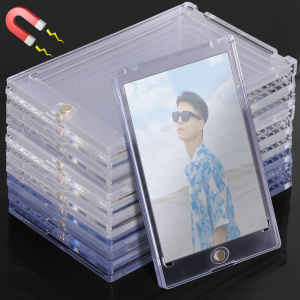 【On Sale】Waterproof Magnetic Transparent Photo Card Cover Women Men Student Card Holder Case ID Card Sleeve