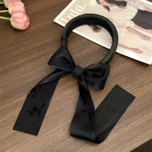 กิ๊บติดผมสไตล์จีนใหม่พร้อมลายดอกไม้สีน้ำ รัดผมแบบหน้าม้าทรงพองสำหรับผู้หญิง กิ๊บติดผมแบบสวมทับทรงสูงสำหรับฤดูร้อนปี 2025