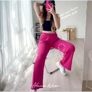 MB KNIT PANTS - CELANA KULOT KNIT - CELANA WANITA - KULOT KNIT WANITA - CELANA KULOT KNIT TEBAL -