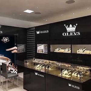 OLEVS Jam Tangan Pria Original 100% Anti Air Kulit Tahan Keren Hitam Coklat Luxury Bisnis Chrono Aktif Watch Cowok Multifungsi Cod