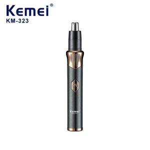 Kemei KM-323 cạo lông điện máy tỉa lông mũi loại USB sạc nhanh chuyên nghiệp không đau Máy tỉa lông mày sạc tai và máy tỉa lông mũi an toàn làm sạch