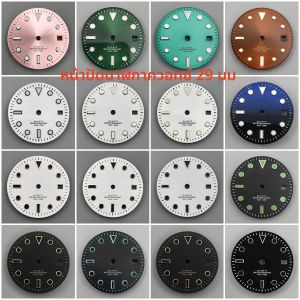 DZ 29 มม.ปราศจากเชื้อ Face สีดําสีขาวสีชมพูสีเขียวนาฬิกา Dial Gold Rose Gold Edge Luminous Fit RONDA 515 ผู้ชายนาฬิกาอุปกรณ์เสริม