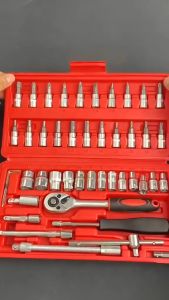 Bộ dụng cụ 46 chi tiết sửa chữa đa năng tại nhà mở bulong ốc vít