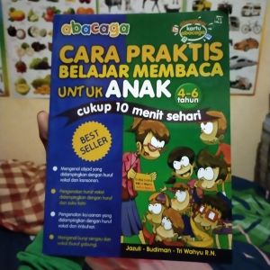 Promo !!! buku abacaga cara praktis belajar membaca untuk anak 4-6 tahun