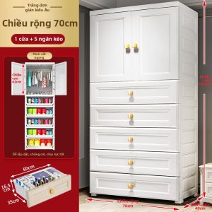 Tủ Lưu Trữ Đôi Cửa Nhựa Lớn